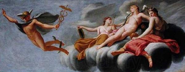 Eustache Le Sueur Cupid Ordering Mercury to Announce his Power to the Universe